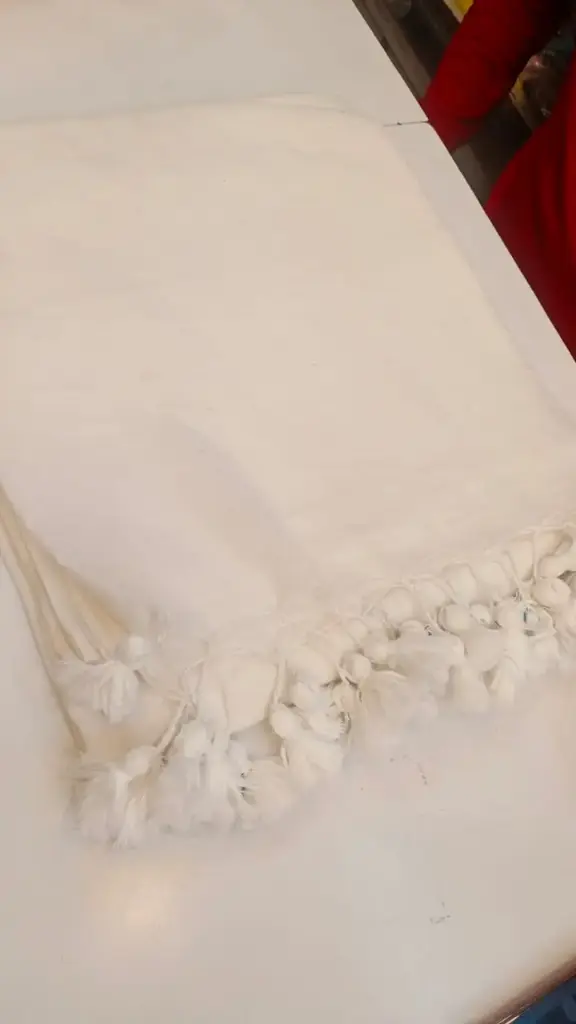 White Plain Mulmul Cotton Saree